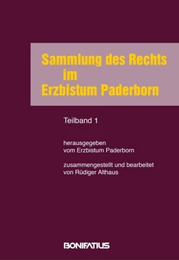 Abbildung von Sammlung des Rechts im Erzbistum Paderborn - 2 Teilbände | 4. Auflage | 2015 | beck-shop.de