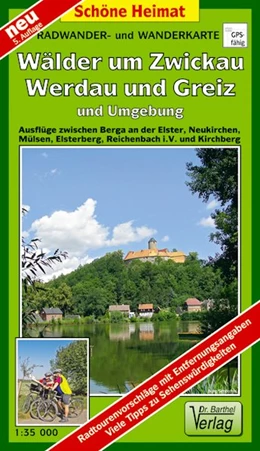 Abbildung von Radwander- und Wanderkarte Wälder um Zwickau, Werdau und Greiz und Umgebung 1 : 35 000 | 5. Auflage | 2015 | beck-shop.de