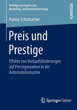 Abbildung von Schumacher | Preis und Prestige | 1. Auflage | 2015 | beck-shop.de