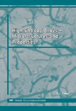 Abbildung von Fisher | High-Entropy Alloys – Microstructures and Properties | 1. Auflage | 2015 | beck-shop.de