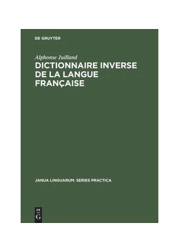 Abbildung von Juilland | Dictionnaire inverse de la langue française | 1. Auflage | 2014 | beck-shop.de