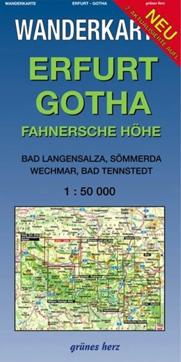 Abbildung von Gebhardt | Wanderkarte Erfurt, Gotha 1:50.000 | 3. Auflage | 2015 | beck-shop.de