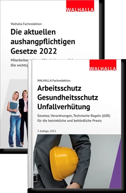 Abbildung von Walhalla Fachredaktion (Hrsg.) | Kombi-Paket Die aktuellen aushangpflichtigen Gesetze 2024 + Arbeitsschutz, Gesundheitsschutz, Unfallverhütung • Set | 1. Auflage | 2024 | beck-shop.de