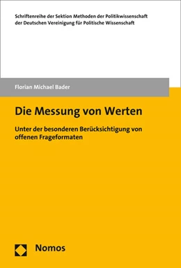 Abbildung von Bader | Die Messung von Werten | 1. Auflage | 2016 | beck-shop.de