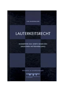 Abbildung von Lauterkeitsrecht | 1. Auflage | 2001 | beck-shop.de