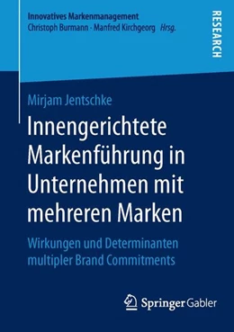 Abbildung von Jentschke | Innengerichtete Markenführung in Unternehmen mit mehreren Marken | 1. Auflage | 2015 | beck-shop.de