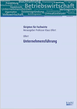 Abbildung von Olfert | Unternehmensführung | 1. Auflage | 2016 | beck-shop.de