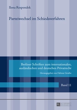 Abbildung von Respondek | Parteiwechsel im Schiedsverfahren | 1. Auflage | 2015 | 11 | beck-shop.de