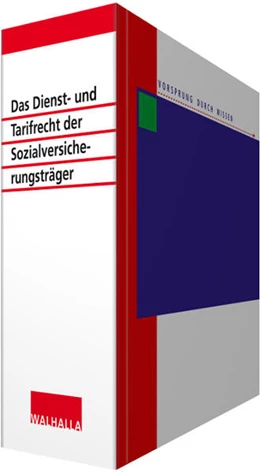 Abbildung von Walhalla Fachredaktion | Das Dienst- und Tarifrecht der Sozialversicherungsträger • ohne Aktualisierungsservice | 1. Auflage | 2023 | beck-shop.de