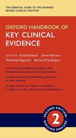 Abbildung von Kulkarni / Harrison | Oxford Handbook of Key Clinical Evidence | 2. Auflage | 2016 | beck-shop.de