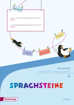 Abbildung von SPRACHSTEINE Sprachbuch 4. Arbeitsheft. VA Vereinfachte Ausgangsschrift. Bayern | 1. Auflage | 2016 | beck-shop.de