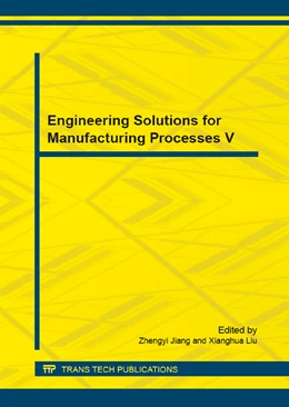 Abbildung von Jiang / Liu | Engineering Solutions for Manufacturing Processes V | 1. Auflage | 2015 | beck-shop.de