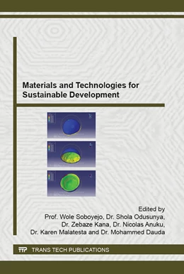 Abbildung von Soboyejo / Odusunya | Materials and Technologies for Sustainable Development | 1. Auflage | 2016 | beck-shop.de