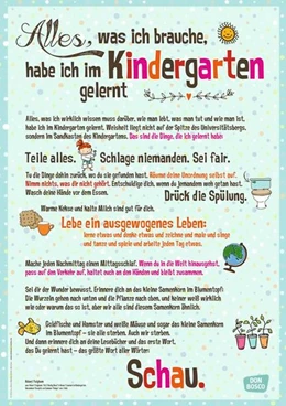 Abbildung von Alles, was ich brauche, habe ich im Kindergarten gelernt | 1. Auflage | 2016 | beck-shop.de