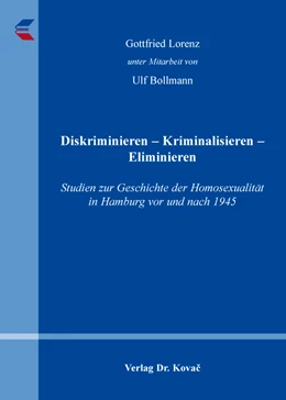 Abbildung von Lorenz / Bollmann | Diskriminieren – Kriminalisieren – Eliminieren | 1. Auflage | 2016 | 96 | beck-shop.de