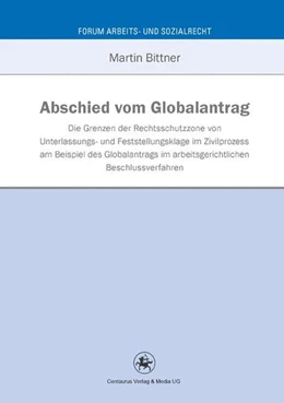 Abbildung von Bittner | Abschied vom Globalantrag | 1. Auflage | 2016 | beck-shop.de