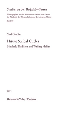Abbildung von Gordin | Hittite Scribal Circles | 1. Auflage | 2016 | beck-shop.de