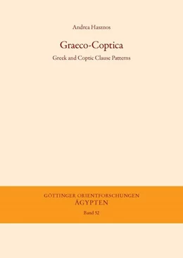 Abbildung von Hasznos | Graeco-Coptica | 1. Auflage | 2014 | beck-shop.de