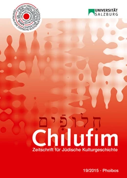 Abbildung von Zentrum für Jüdische Kulturgeschichte der Universität Salzburg | Chilufim 19, 2015 | 1. Auflage | 2016 | beck-shop.de