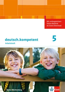 Abbildung von deutsch.kompetent 1. Arbeitsheft mit Lösungen 5. Klasse. Ausgabe für Baden-Württemberg | 1. Auflage | 2016 | beck-shop.de