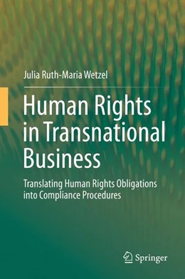 Abbildung von Wetzel | Human Rights in Transnational Business | 1. Auflage | 2016 | beck-shop.de