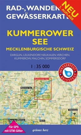 Abbildung von Gebhardt | Rad-, Wander- und Gewässerkarte Kummerower See - Mecklenburgische Schweiz 1:35.000. | 3. Auflage | 2016 | beck-shop.de