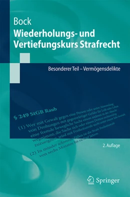 Abbildung von Bock | Wiederholungs- und Vertiefungskurs Strafrecht • Besonderer Teil - Vermögensdelikte | 2. Auflage | 2016 | beck-shop.de