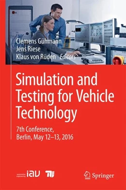 Abbildung von Gühmann / Riese | Simulation and Testing for Vehicle Technology | 1. Auflage | 2016 | beck-shop.de