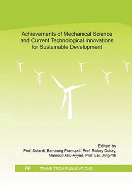 Abbildung von Sutardi / Pramujati | Achievements of Mechanical Science and Current Technological Innovations for Sustainable Development | 1. Auflage | 2016 | beck-shop.de