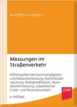 Abbildung von Burhoff / Grün | Messungen im Straßenverkehr | 4. Auflage | 2016 | beck-shop.de