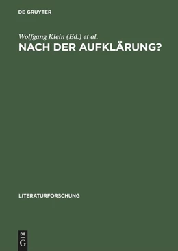 Abbildung von Klein / Naumann-Beyer | Nach der Aufklärung? | 1. Auflage | 2015 | beck-shop.de