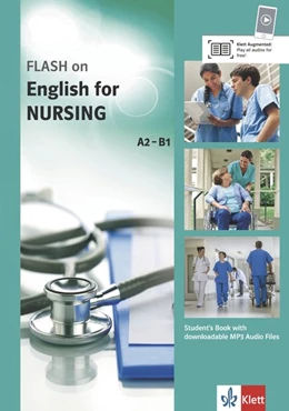 Abbildung von FLASH ON ENGLISH. Nursing . Kurs- und Übungsbuch + Audio online | 1. Auflage | 2017 | beck-shop.de