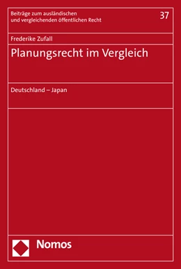 Abbildung von Zufall | Planungsrecht im Vergleich | 1. Auflage | 2016 | 37 | beck-shop.de