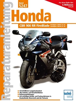 Abbildung von Honda CBR 900 Fireblade / CBR 900 Fireblade RR ab Baujahr 2000 / ab Baujahr 2002 | 1. Auflage | 2016 | beck-shop.de
