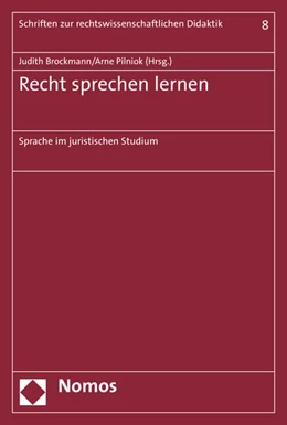 Abbildung von Brockmann / Pilniok | Recht sprechen lernen | 1. Auflage | 2016 | beck-shop.de