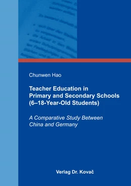 Abbildung von Hao | Teacher Education in Primary and Secondary Schools (6–18-Year-Old Students) | 1. Auflage | 2016 | 80 | beck-shop.de