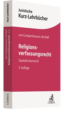 Abbildung von von Campenhausen / de Wall | Religionsverfassungsrecht | 5. Auflage | 2022 | beck-shop.de