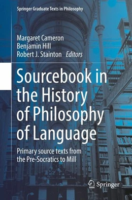 Abbildung von Cameron / Hill | Sourcebook in the History of Philosophy of Language | 1. Auflage | 2016 | beck-shop.de