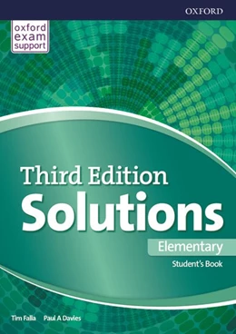 Abbildung von Solutions: Elementary: Student's Book | 3. Auflage | 2017 | beck-shop.de