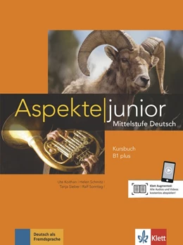 Abbildung von Koithan / Schmitz | Aspekte junior B1 plus. Kursbuch mit Audio-Dateien zum Download | 1. Auflage | 2017 | beck-shop.de
