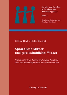 Abbildung von Bock / Brachat | Sprachliche Muster und gesellschaftliches Wissen | 1. Auflage | 2016 | 4 | beck-shop.de