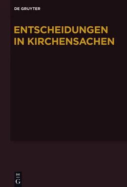 Abbildung von Baldus / Muckel | Entscheidungen in Kirchensachen seit 1946 | 1. Auflage | 2017 | beck-shop.de