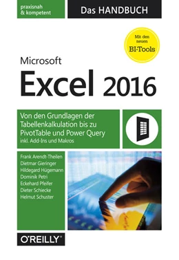 Abbildung von Arendt-Theilen / Gieringer | Microsoft Excel 2016 - Das Handbuch | 1. Auflage | 2017 | beck-shop.de