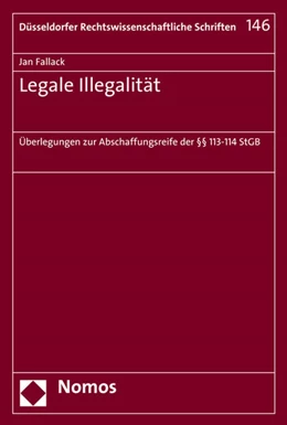 Abbildung von Fallack | Legale Illegalität | 1. Auflage | 2016 | 146 | beck-shop.de