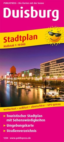 Abbildung von Duisburg. Stadtplan 1:18 000 | 1. Auflage | 2018 | beck-shop.de