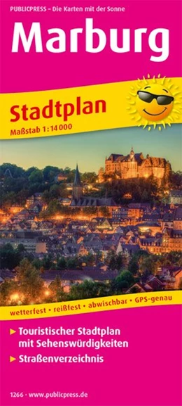 Abbildung von Marburg. Stadtplan 1:14 000 | 1. Auflage | 2018 | beck-shop.de