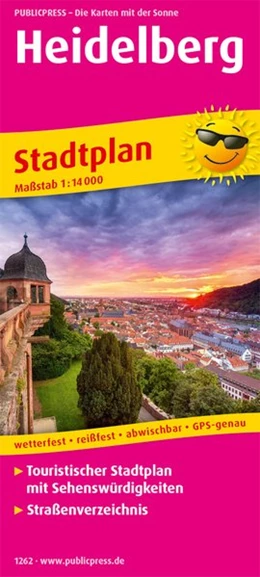 Abbildung von Heidelberg. Stadtplan 1:14 000 | 1. Auflage | 2017 | beck-shop.de