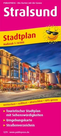 Abbildung von Stralsund. Stadtplan 1:14 000 | 1. Auflage | 2018 | beck-shop.de
