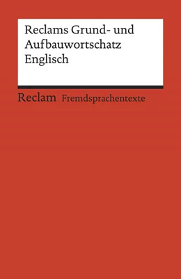 Abbildung von Geisen | Reclams Grund- und Aufbauwortschatz Englisch | 1. Auflage | 2018 | beck-shop.de