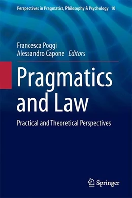 Abbildung von Poggi / Capone | Pragmatics and Law | 1. Auflage | 2016 | beck-shop.de
